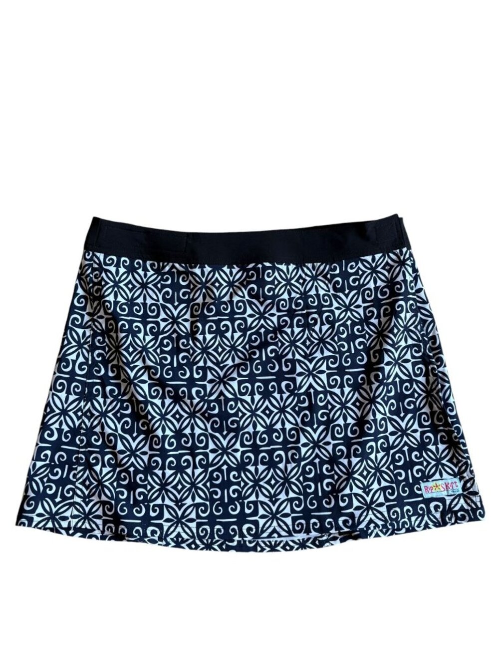 RipSkirt Hawaii Womens Beach Swim Skirt Adjustable Size Large Black